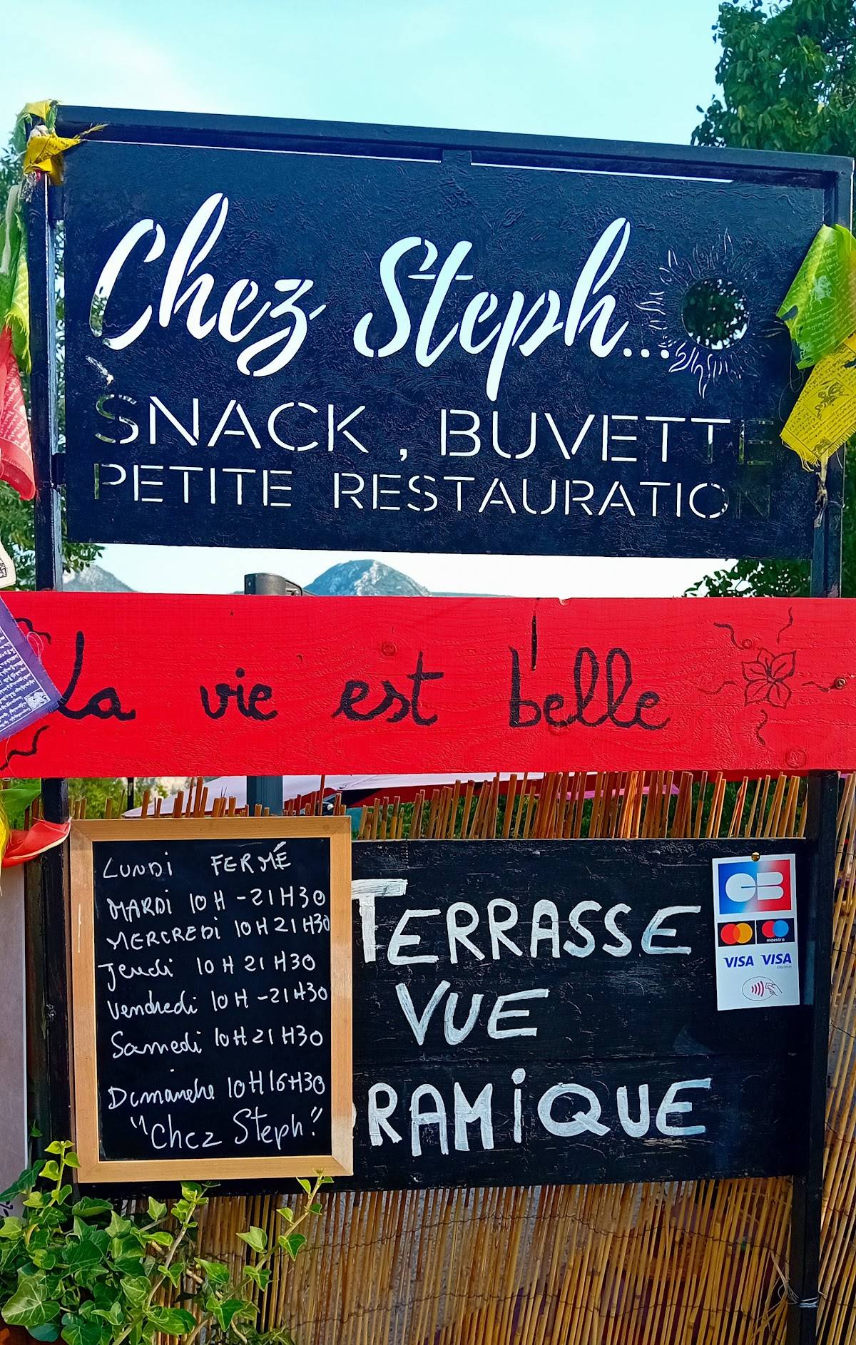 "Chez Steph" меню