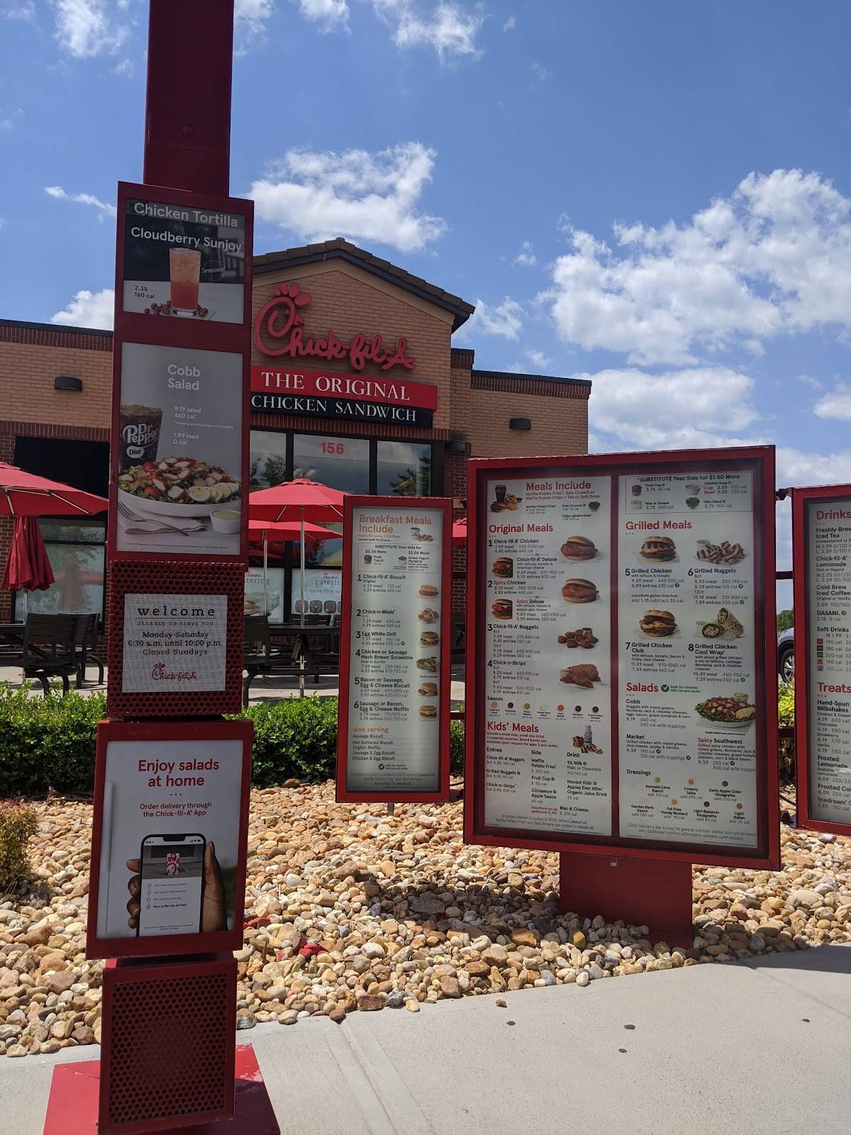 Chick-fil-A меню