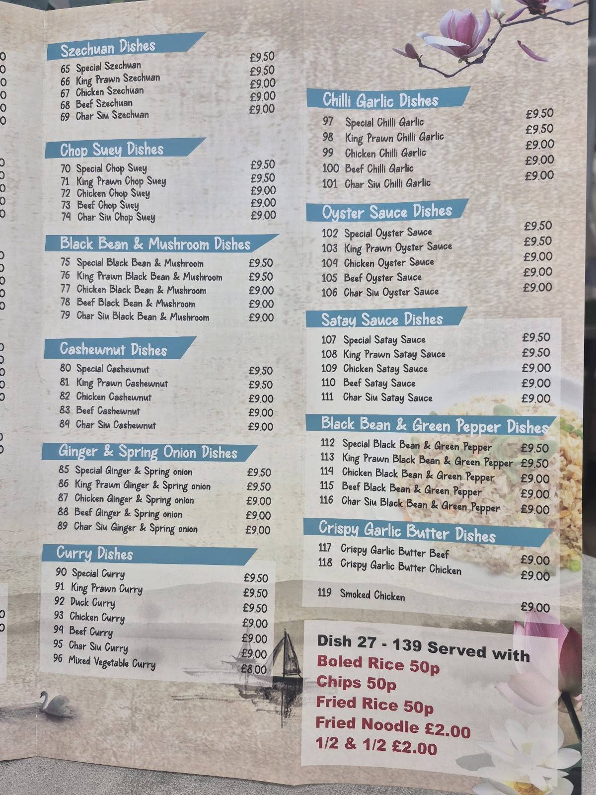 China Inn Chinese takeaway меню