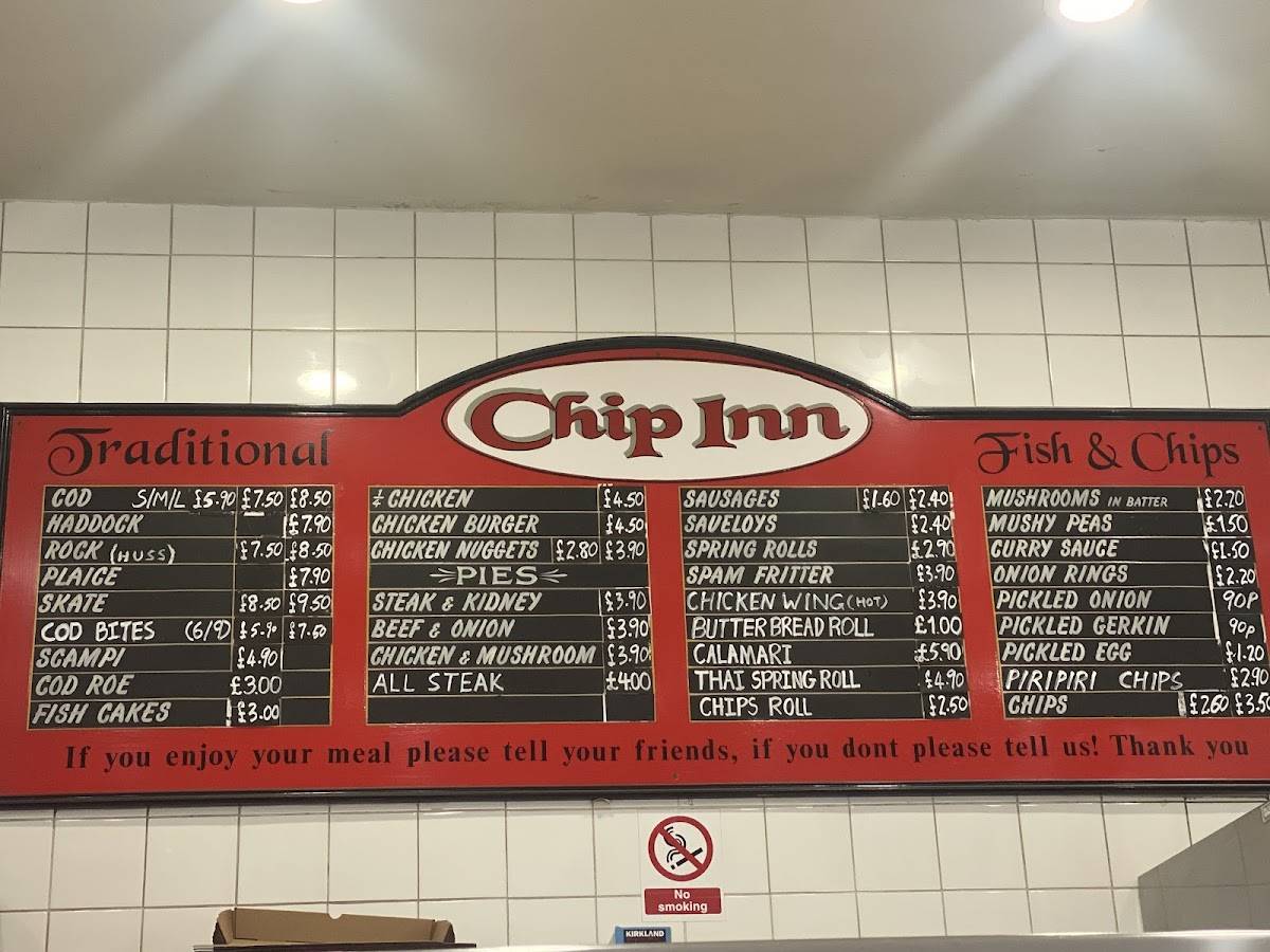 Chip Inn меню