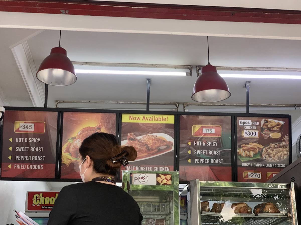 Chooks-to-Go меню
