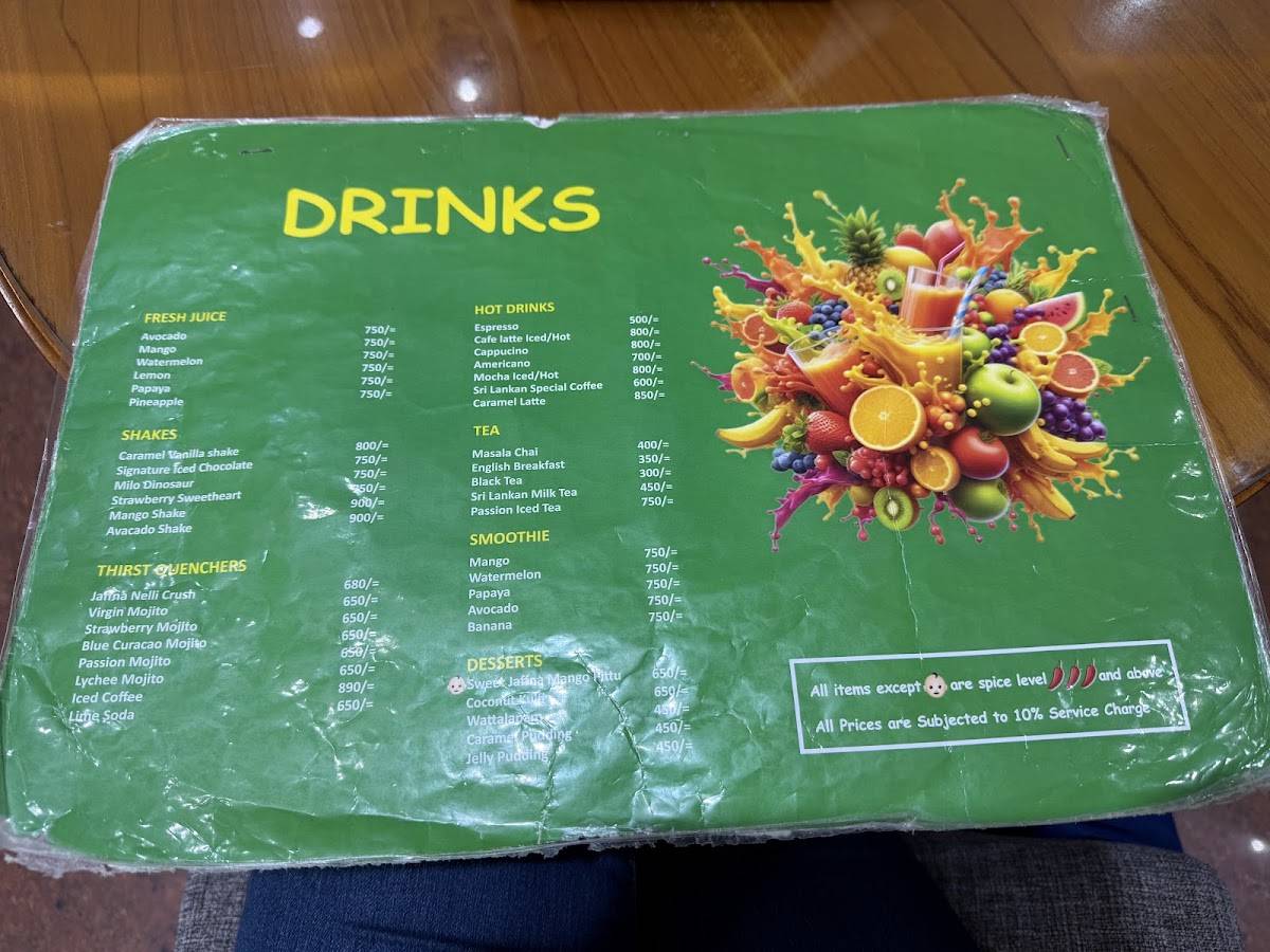 Coffee Colombo меню