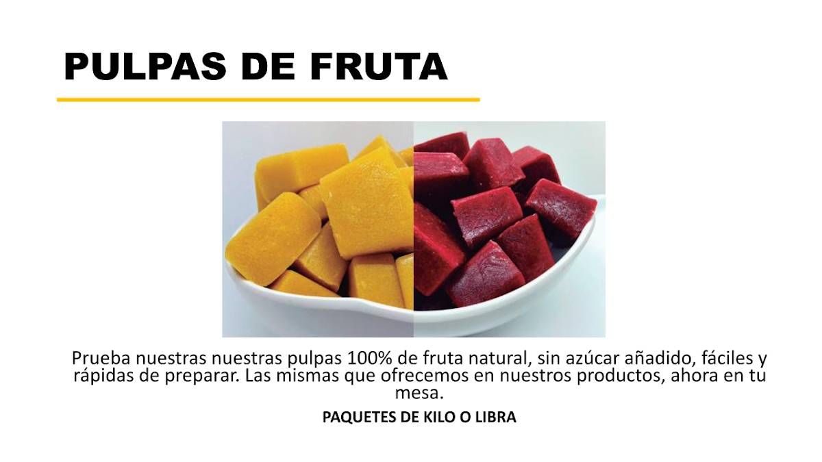 FRUCTOXA меню