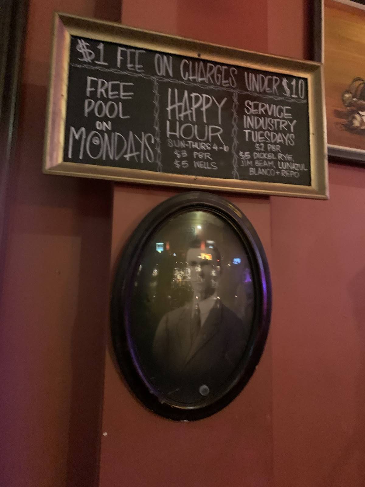 Crow Bar меню