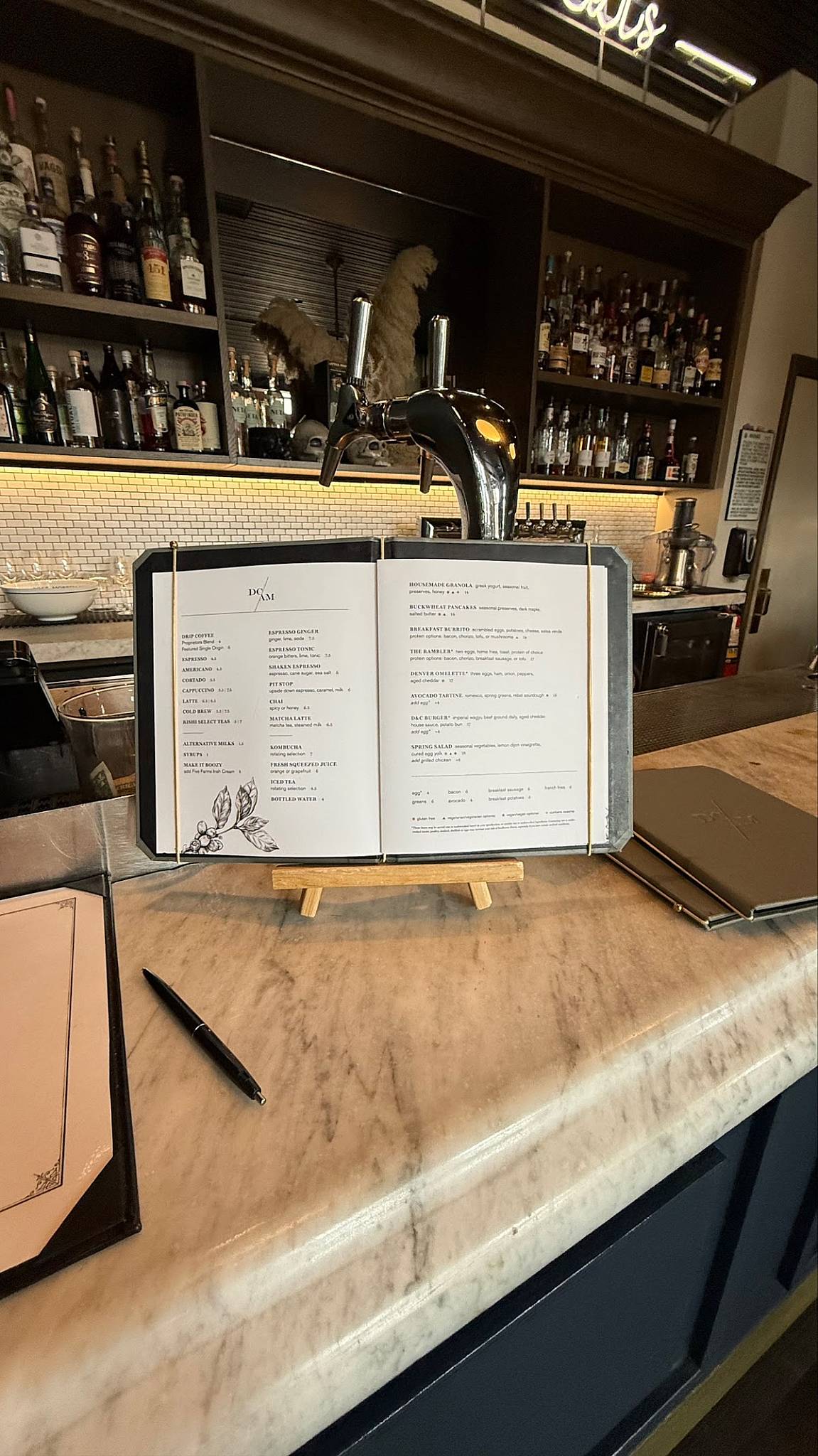 DC/AM Coffee Bar меню