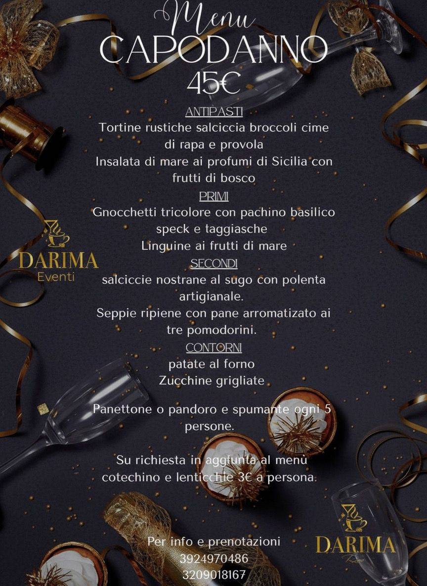 Darima Roma меню