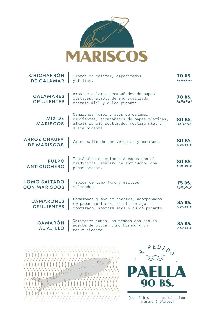 Del Río Resto Bar меню