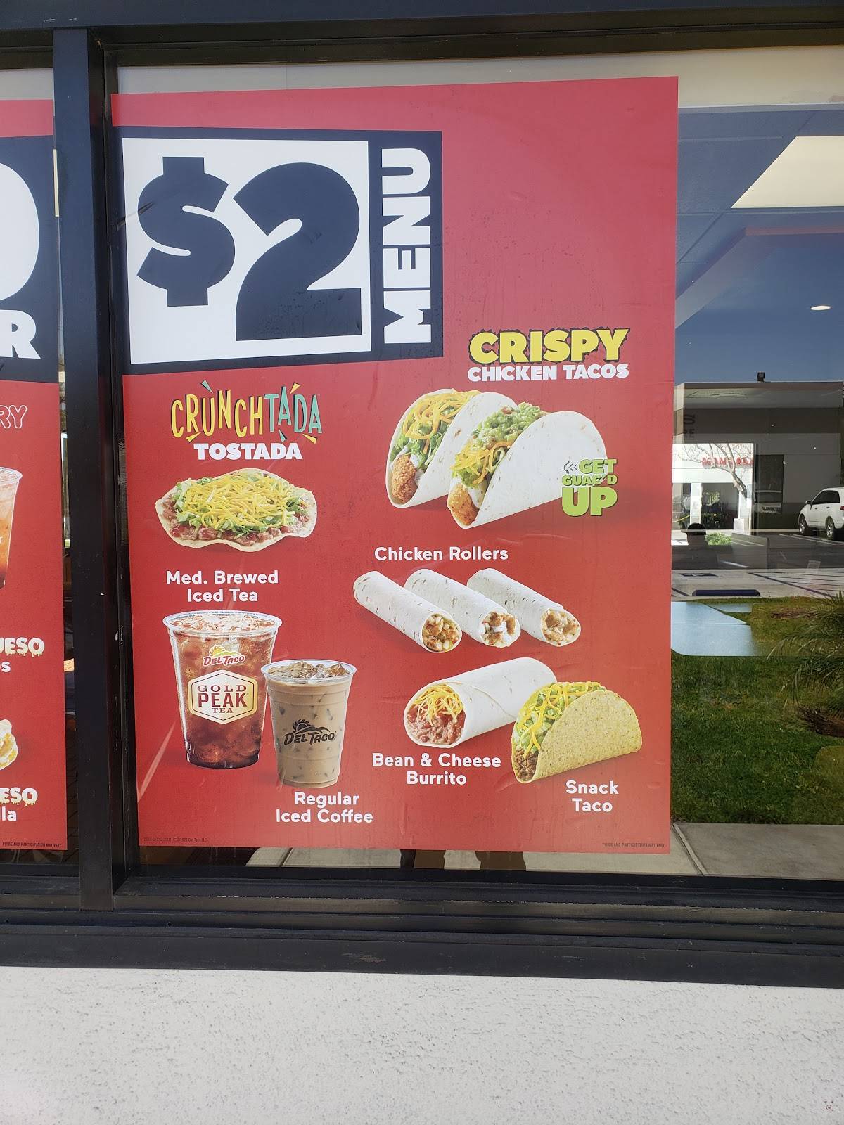 Del Taco меню