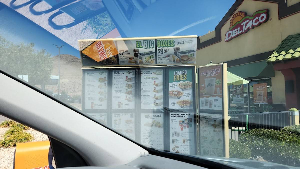 Del Taco меню