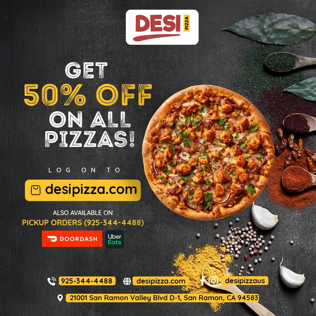 Desi Pizza меню