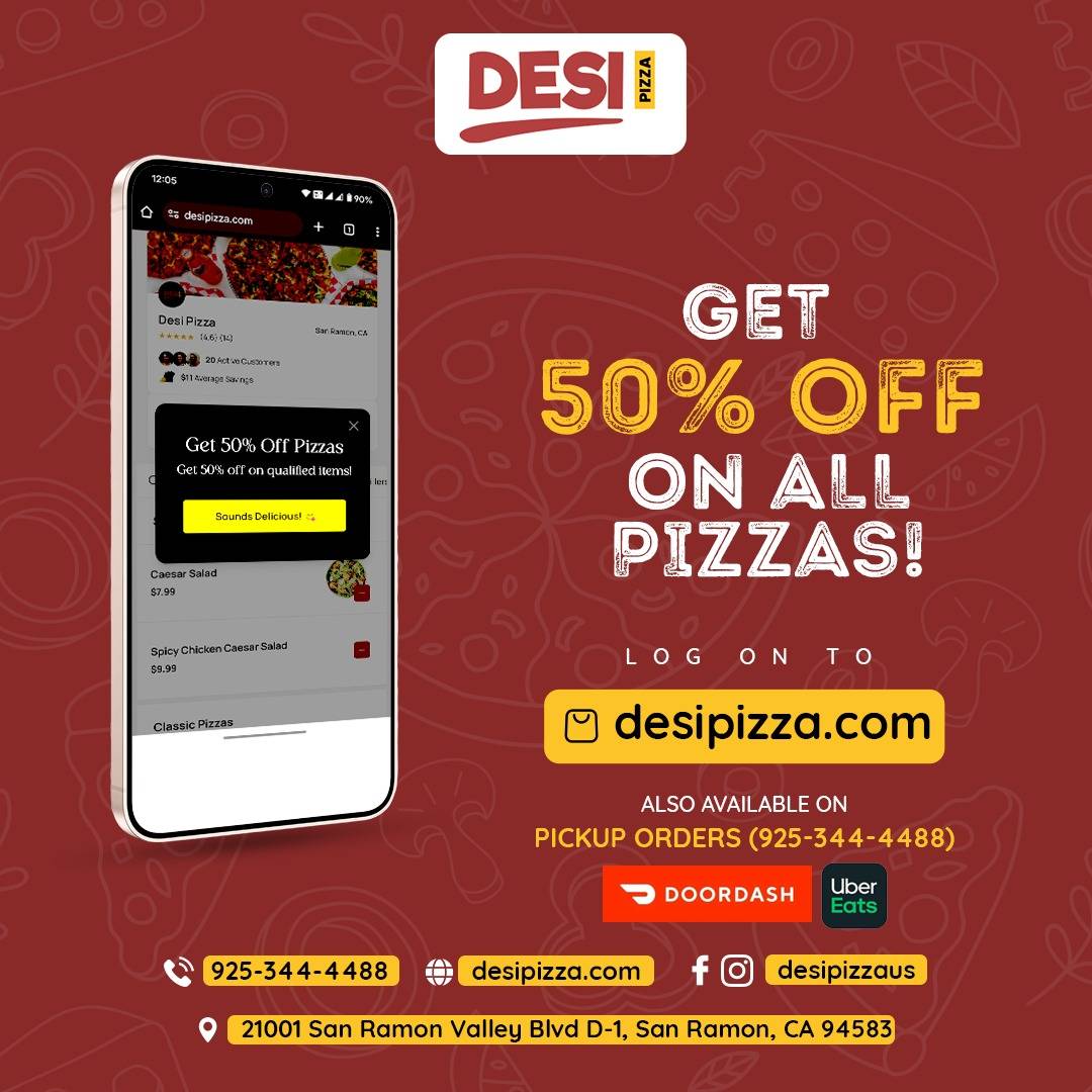 Desi Pizza меню