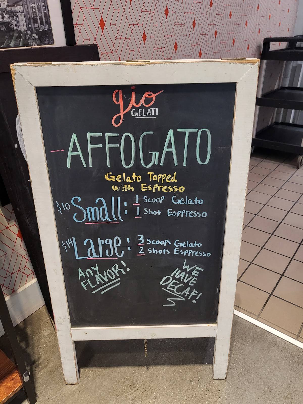 GIO Gelati San Ramon меню