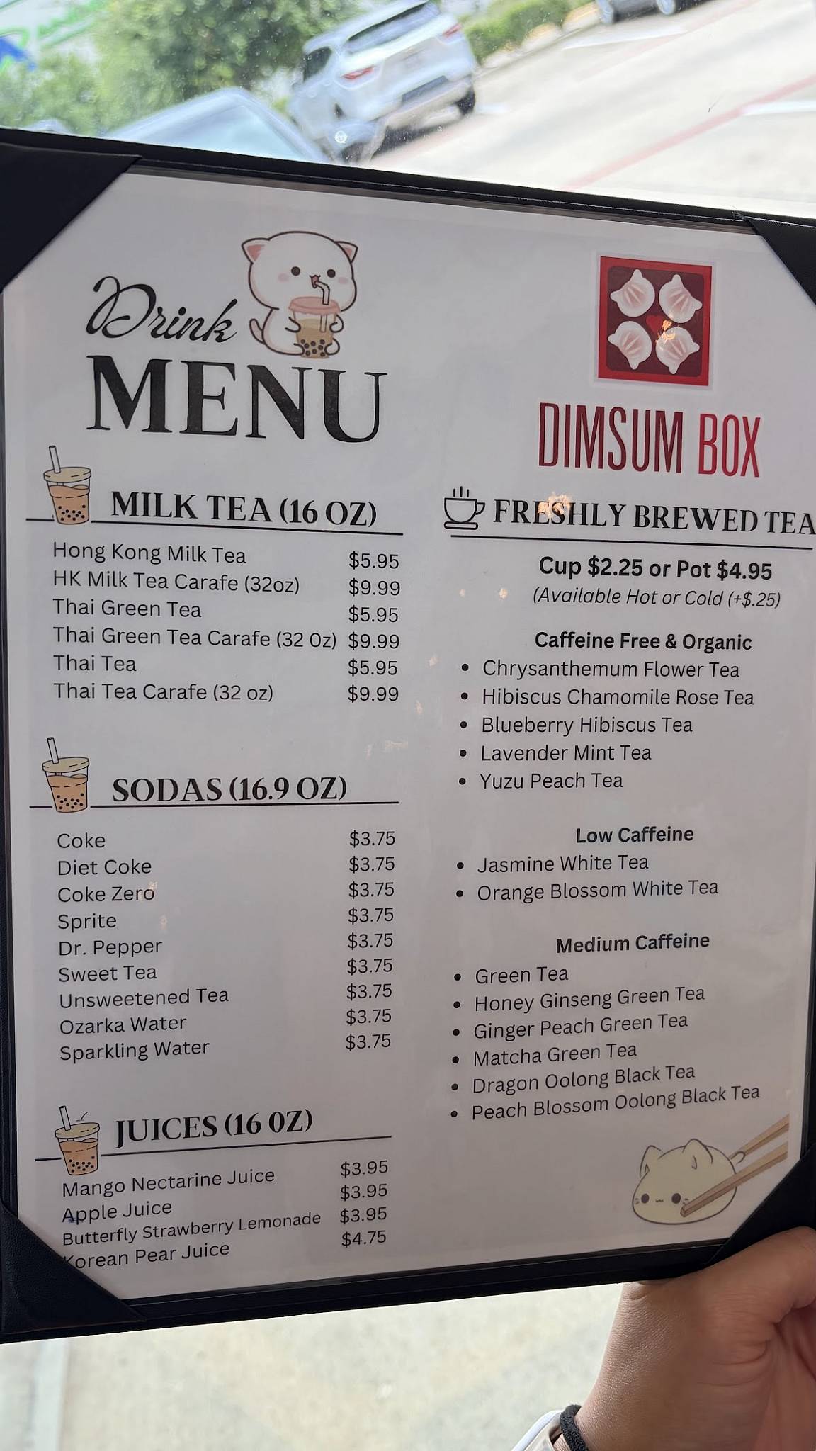 Dim Sum Box Restaurant & Cocktail Bar меню