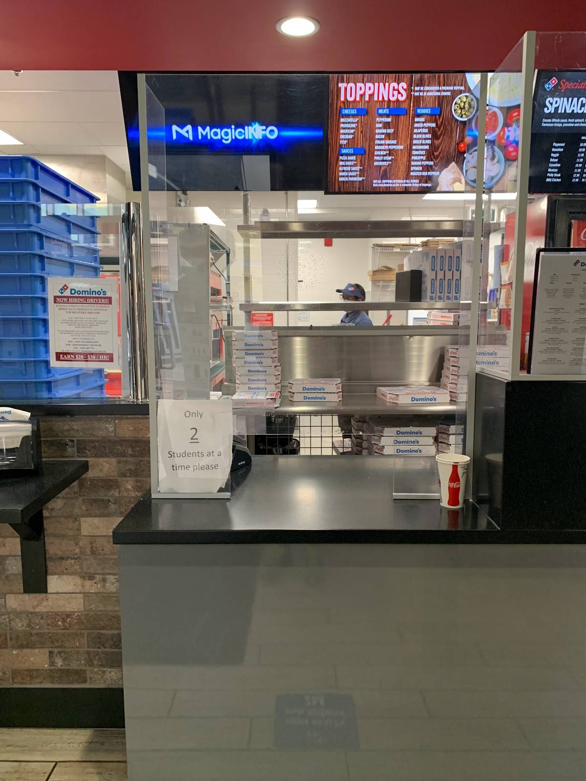 Domino's Pizza меню