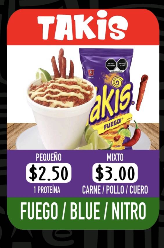 Doritastico Riobamba меню