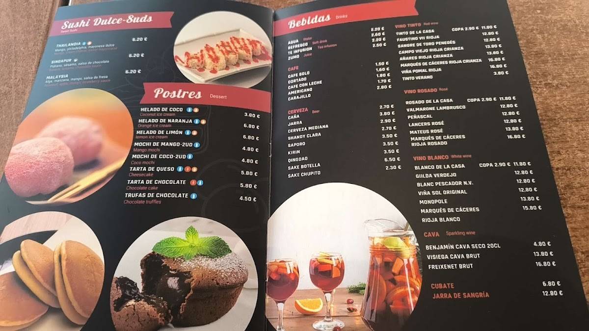 Dragon Sushi Inca меню