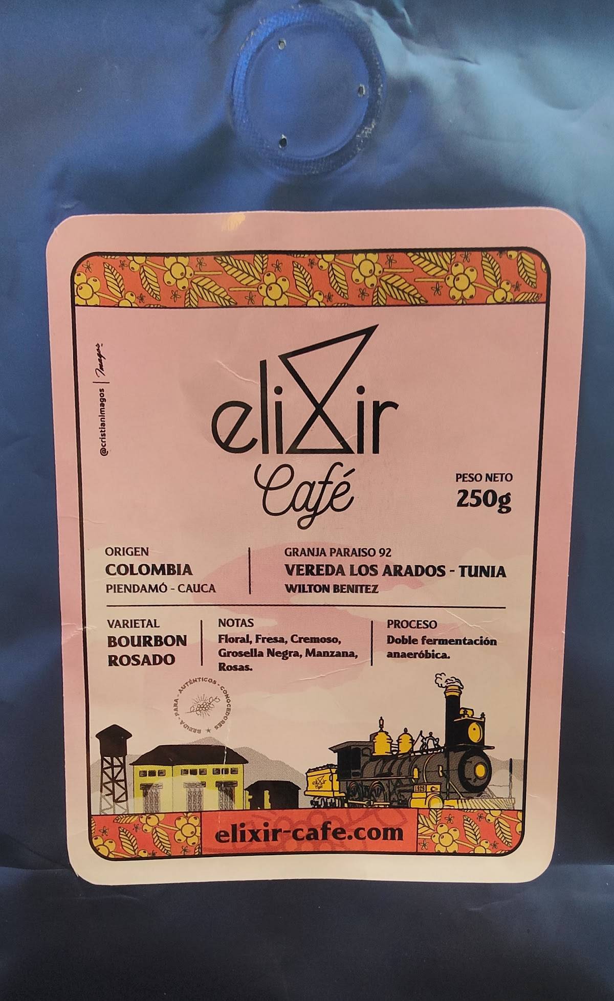 ELIXIR CAFÉ меню
