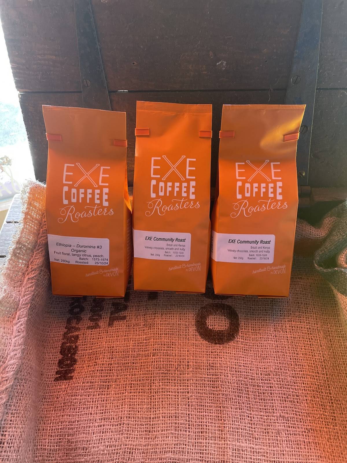 EXE Coffee Roasters меню