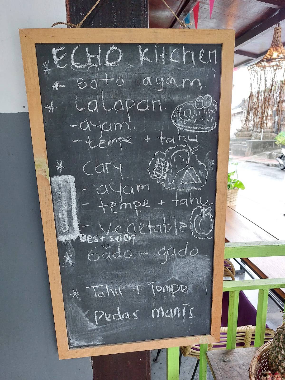 Echo Kitchen меню