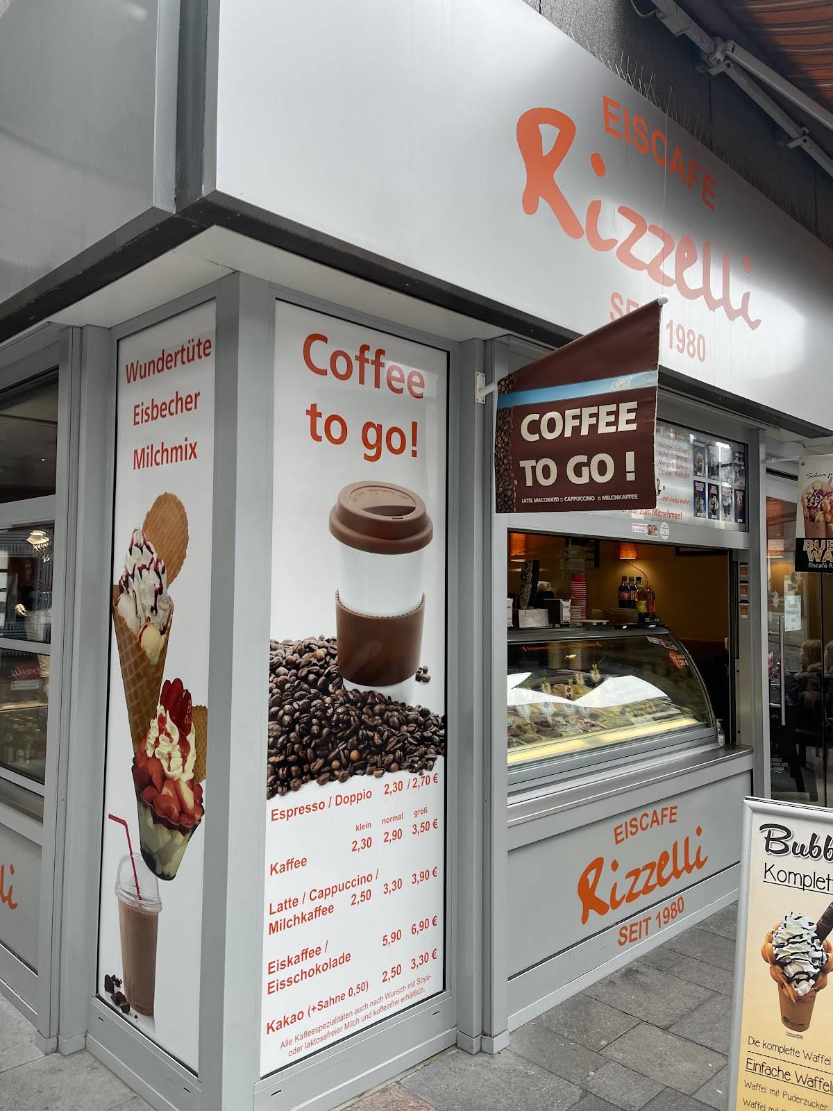 Eiscafé Rizzelli меню