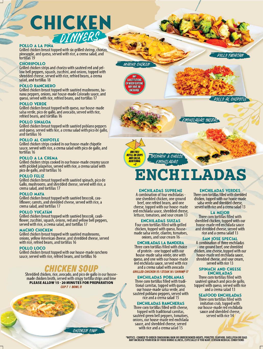 El Rincon меню