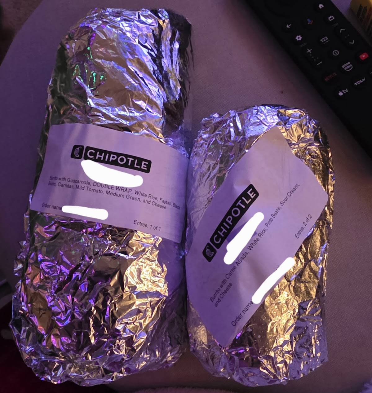 Chipotle Mexican Grill меню