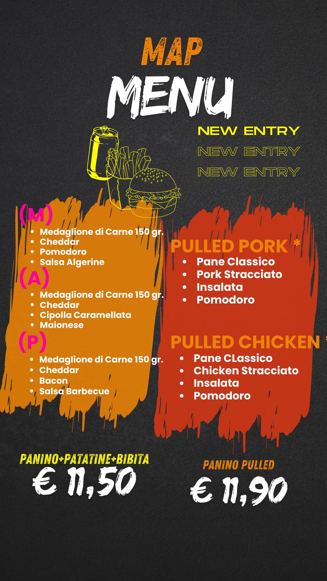 Merlata Map Food меню
