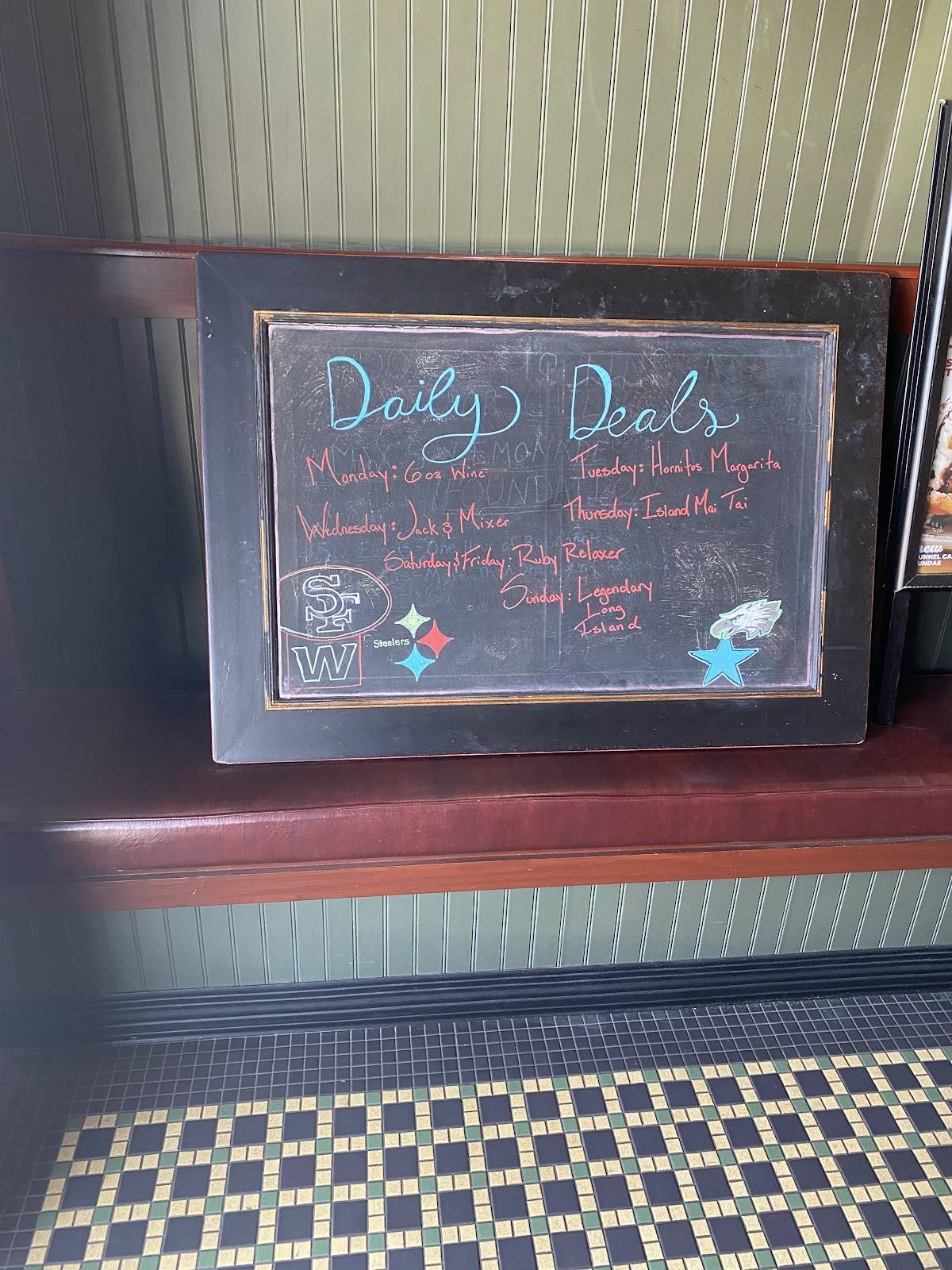Ruby Tuesday меню