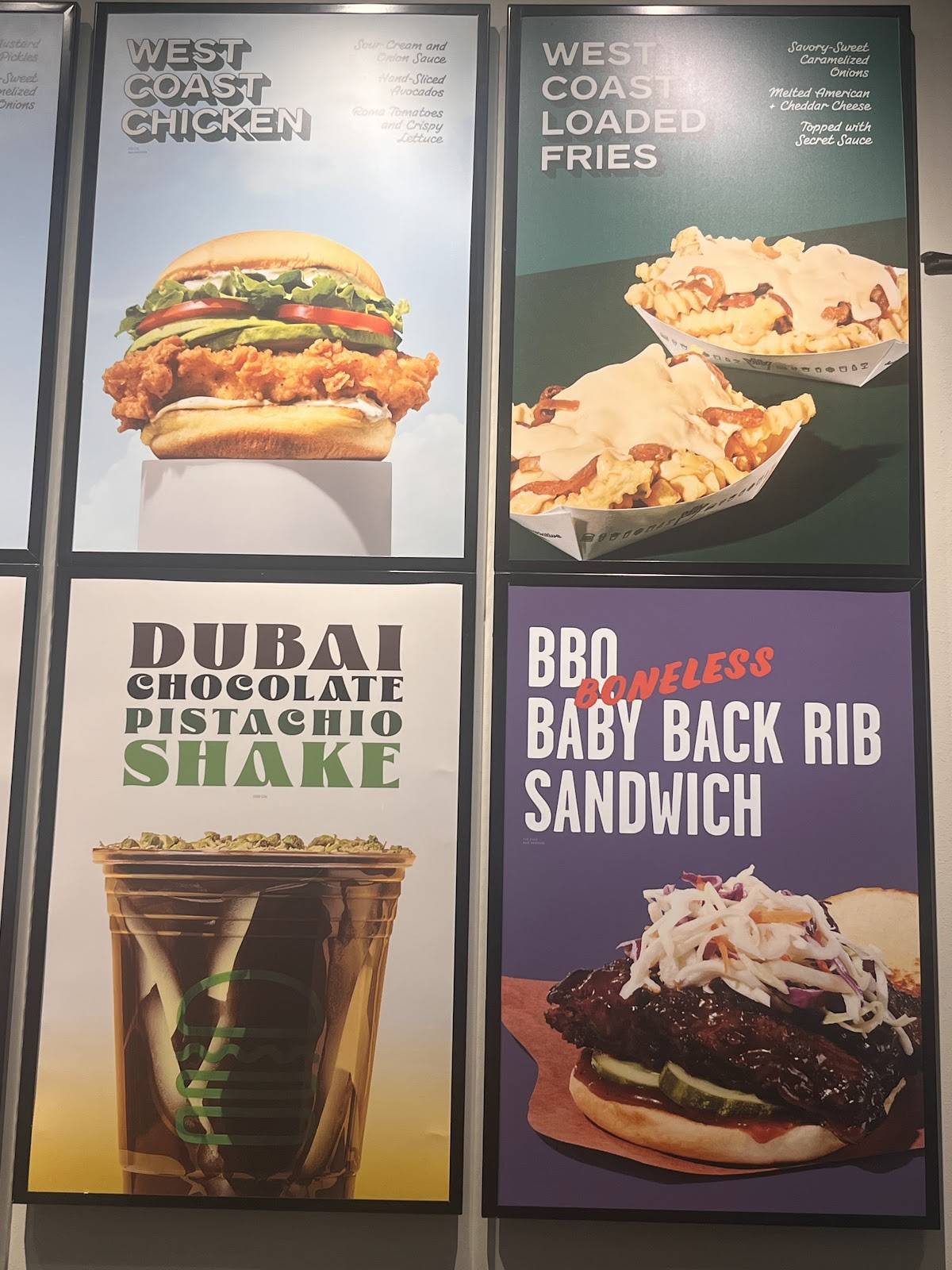 Shake Shack Perimeter Mall меню