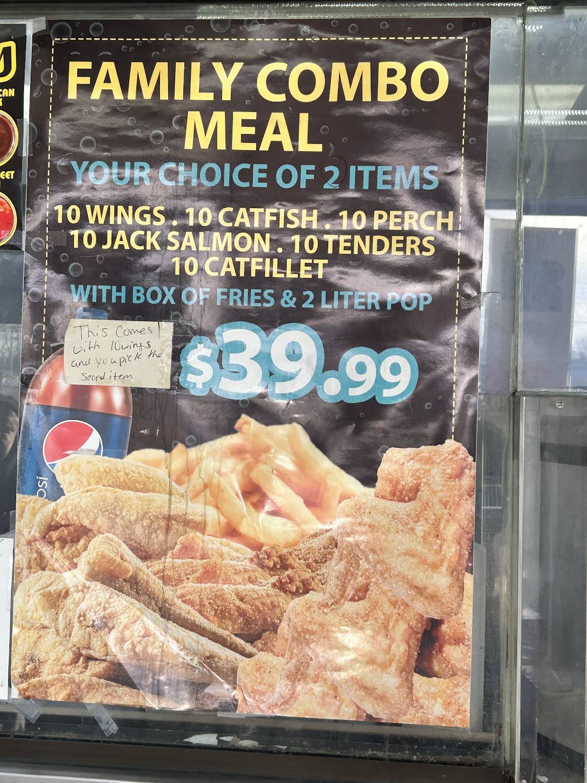 Sharks Fish & Chicken меню