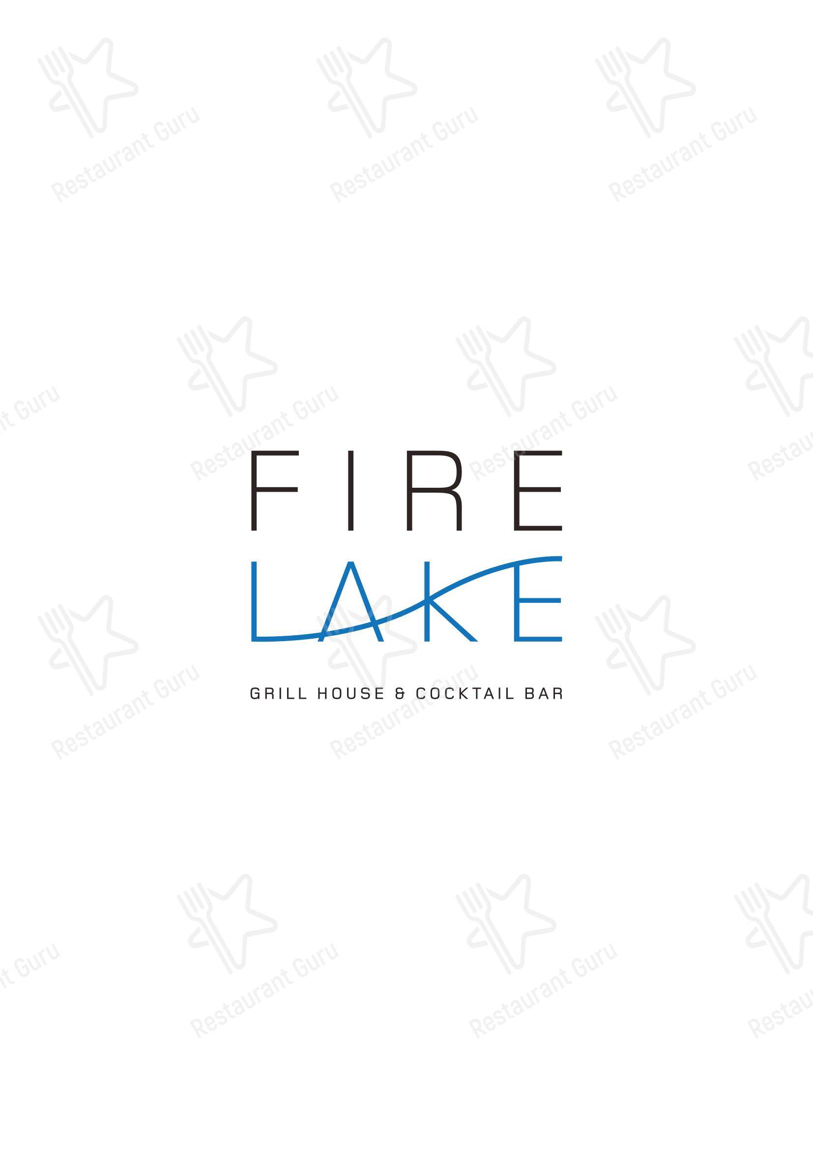 FireLake в Москве - Меню напитков