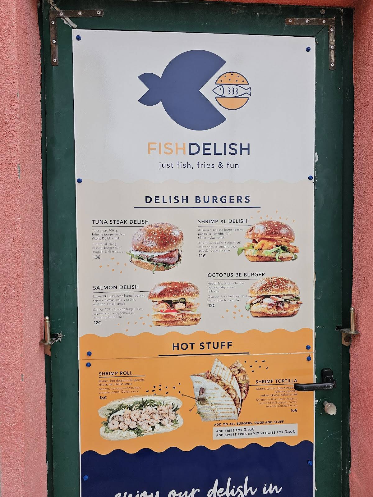 Fish Delish меню