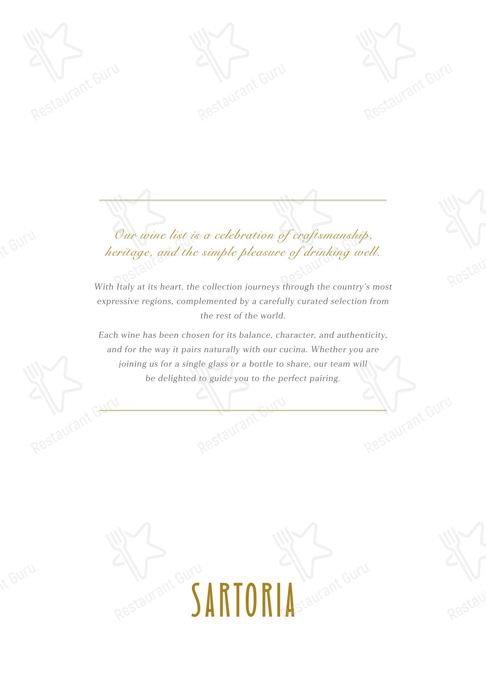 Fiume в Лондоне - Group Booking Menu