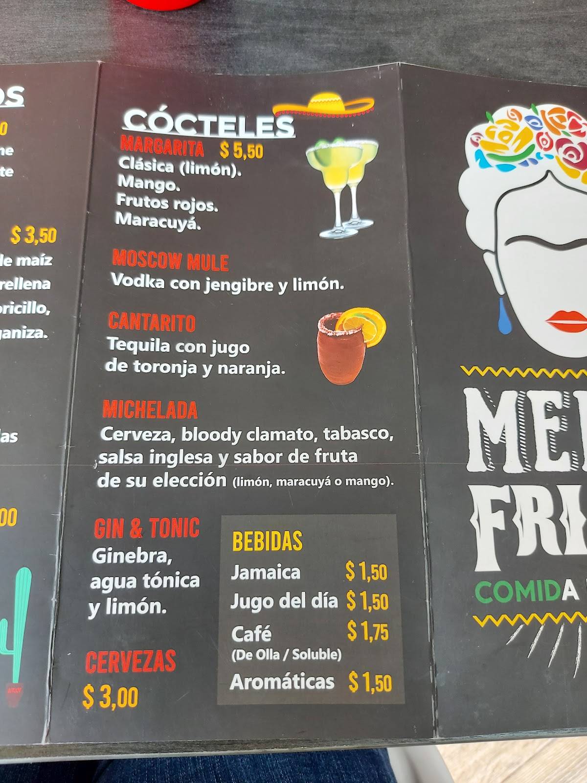 Fri-da меню