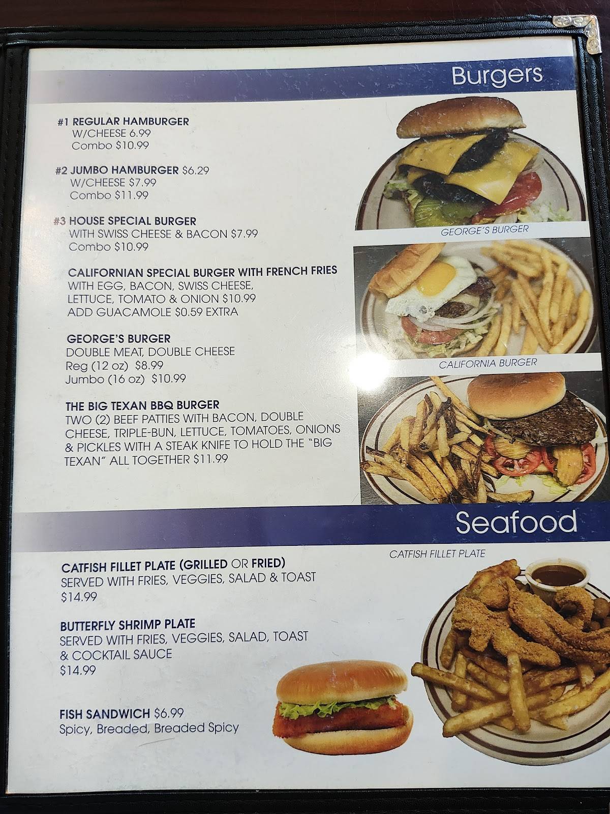 George's Restaurant меню