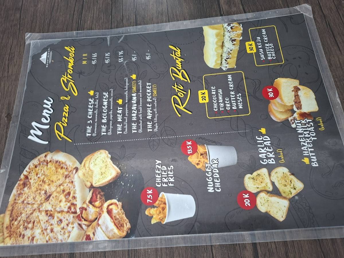 PT. Mount Merapi Bakehouse меню