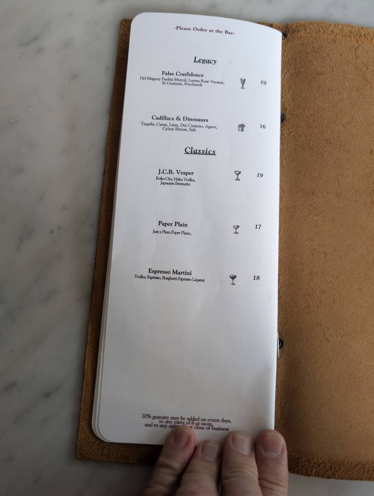 Good Bar меню