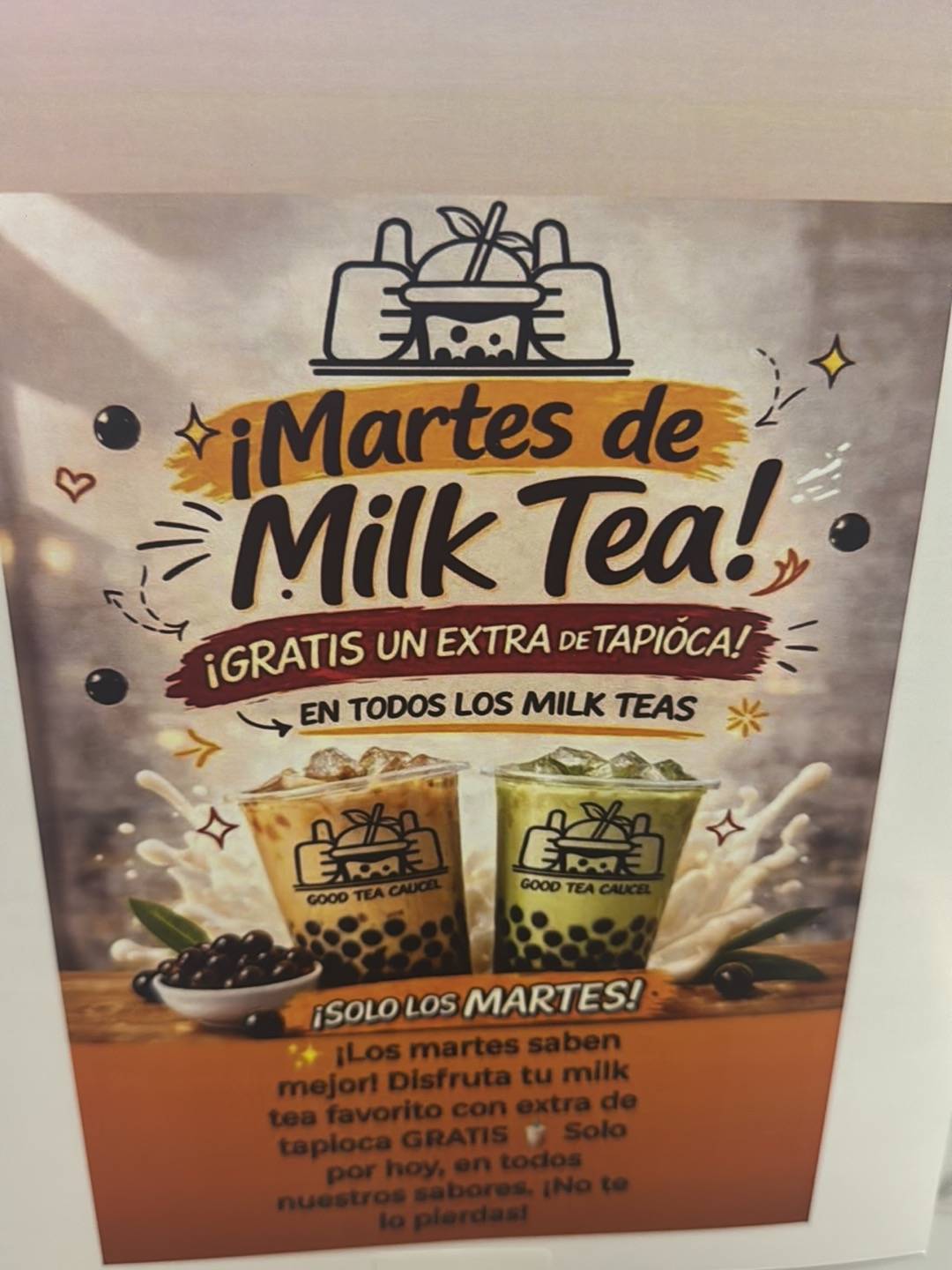 Good tea меню