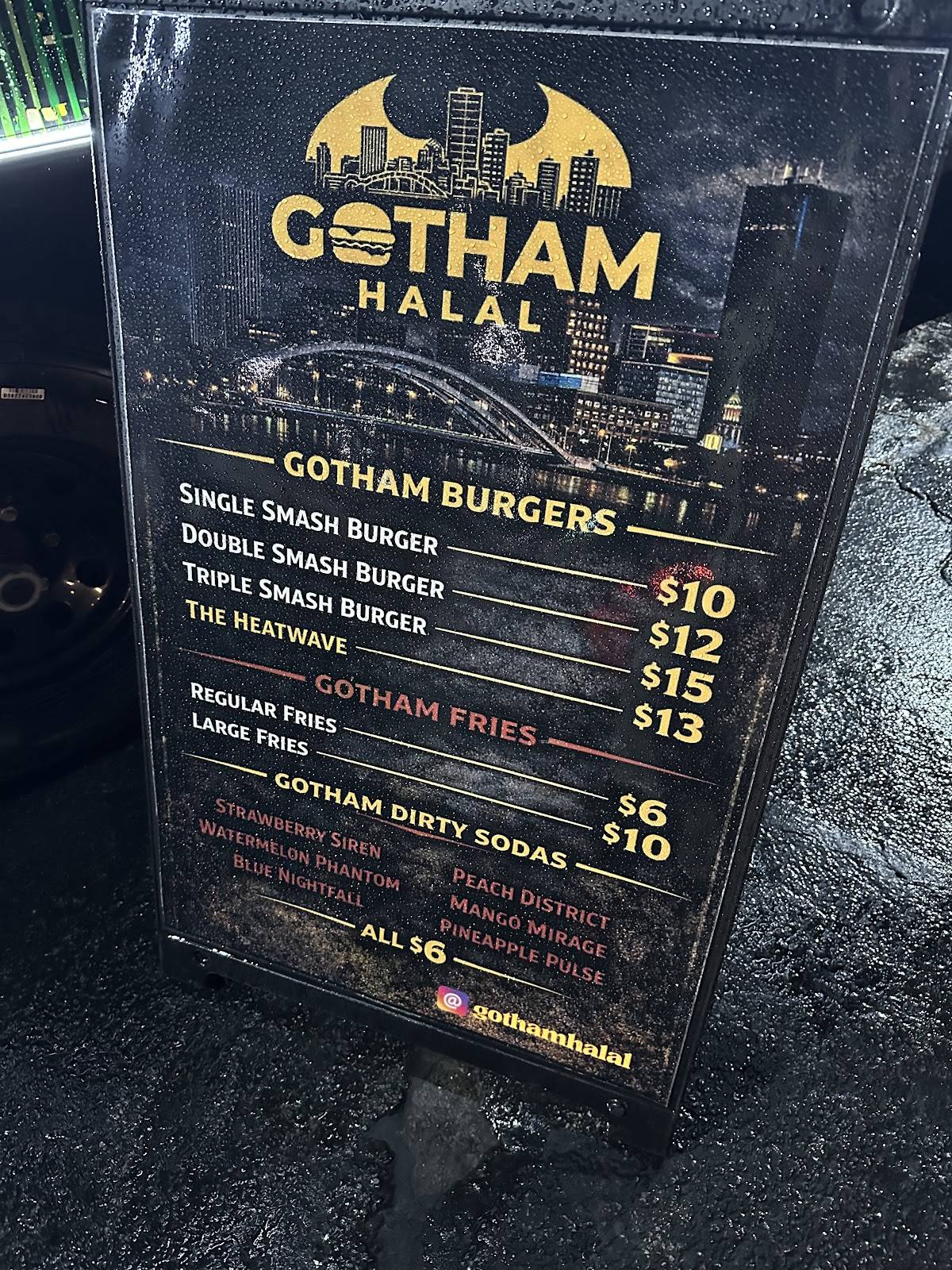 Gotham Halal меню
