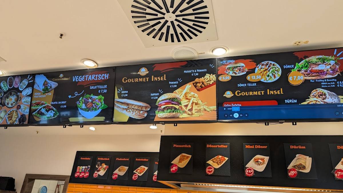 Gourmet Insel меню
