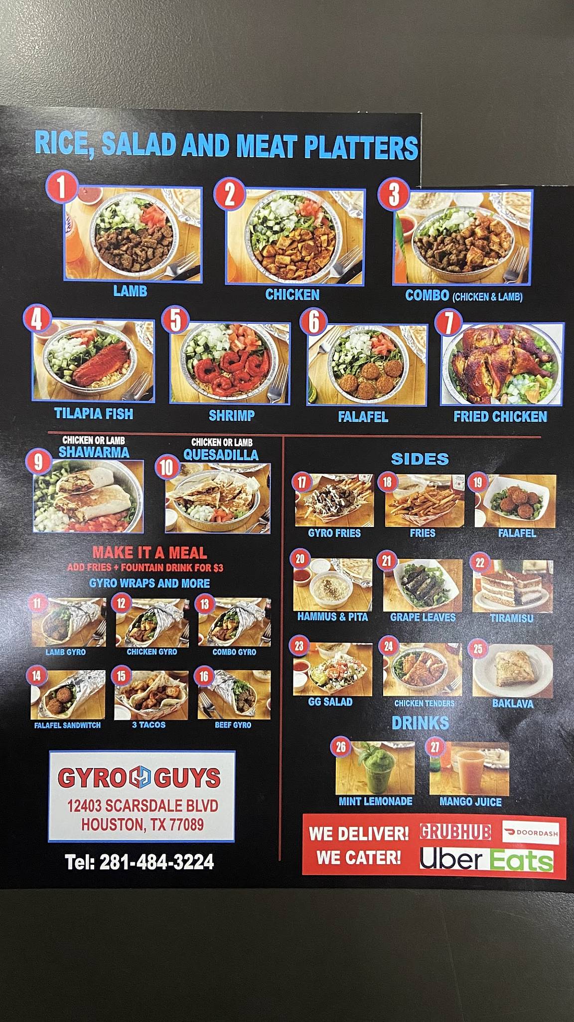 Gyro Guys Scarsdale меню