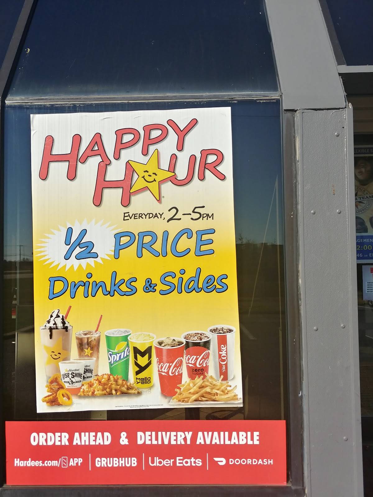 Hardee's меню