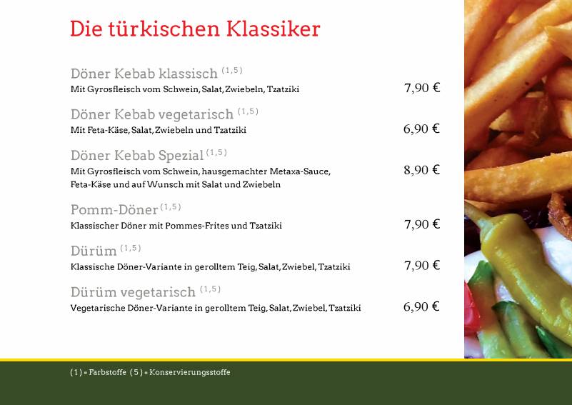 Heide Grill Bispingen меню