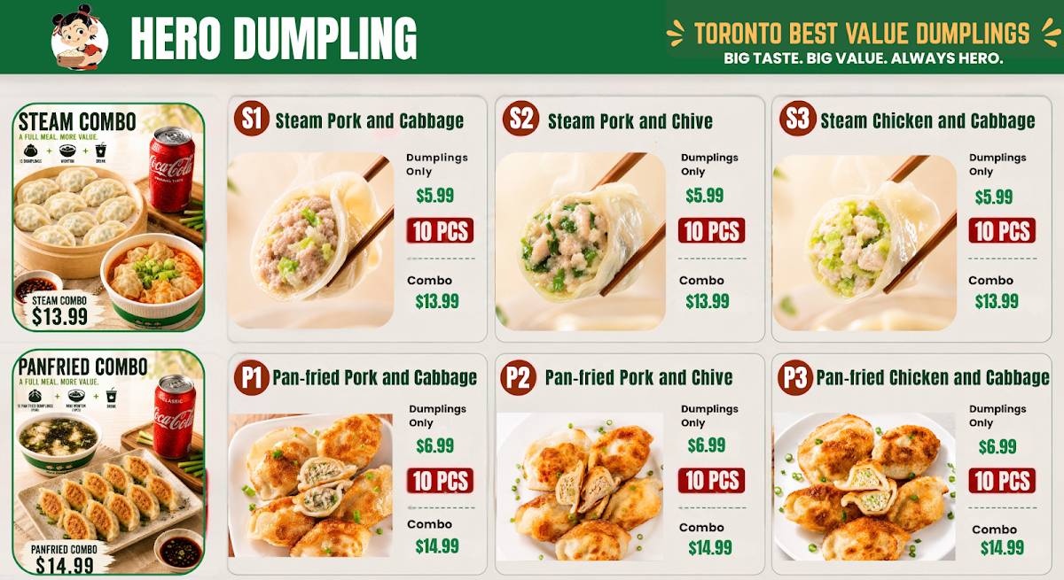 Hero Dumpling меню