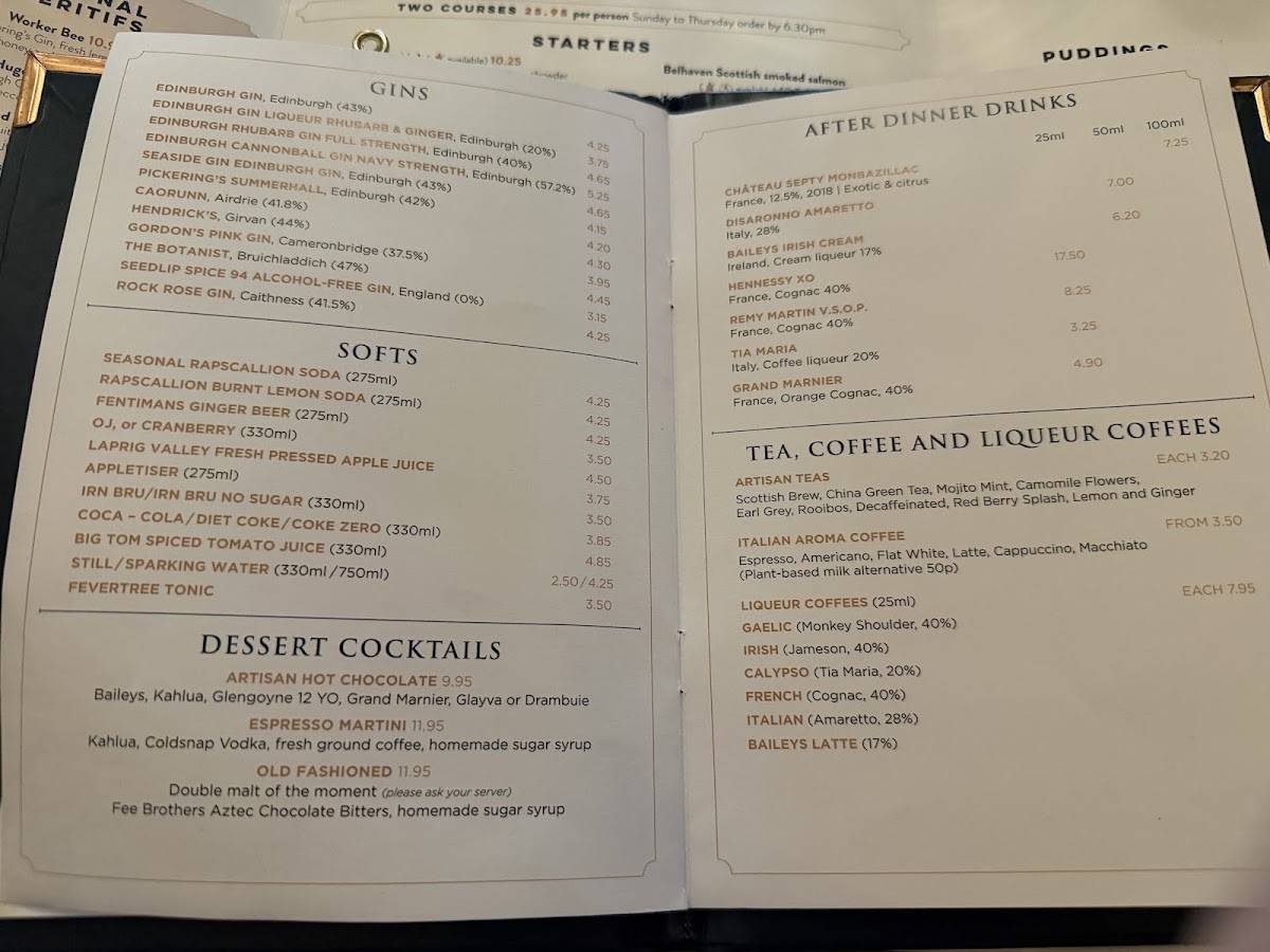 Howies Victoria Street меню