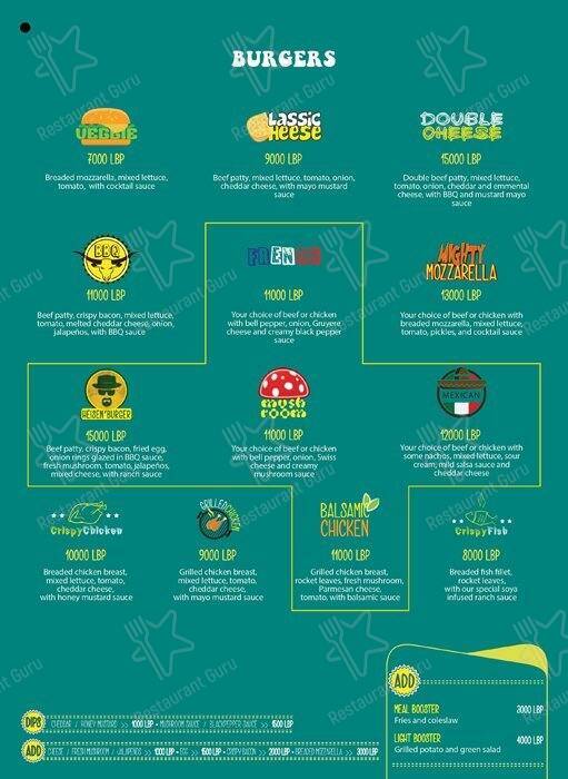 Hunger Management меню