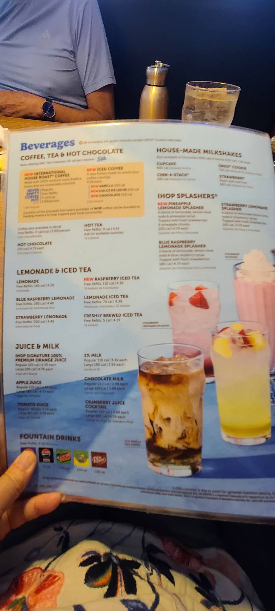 IHOP меню