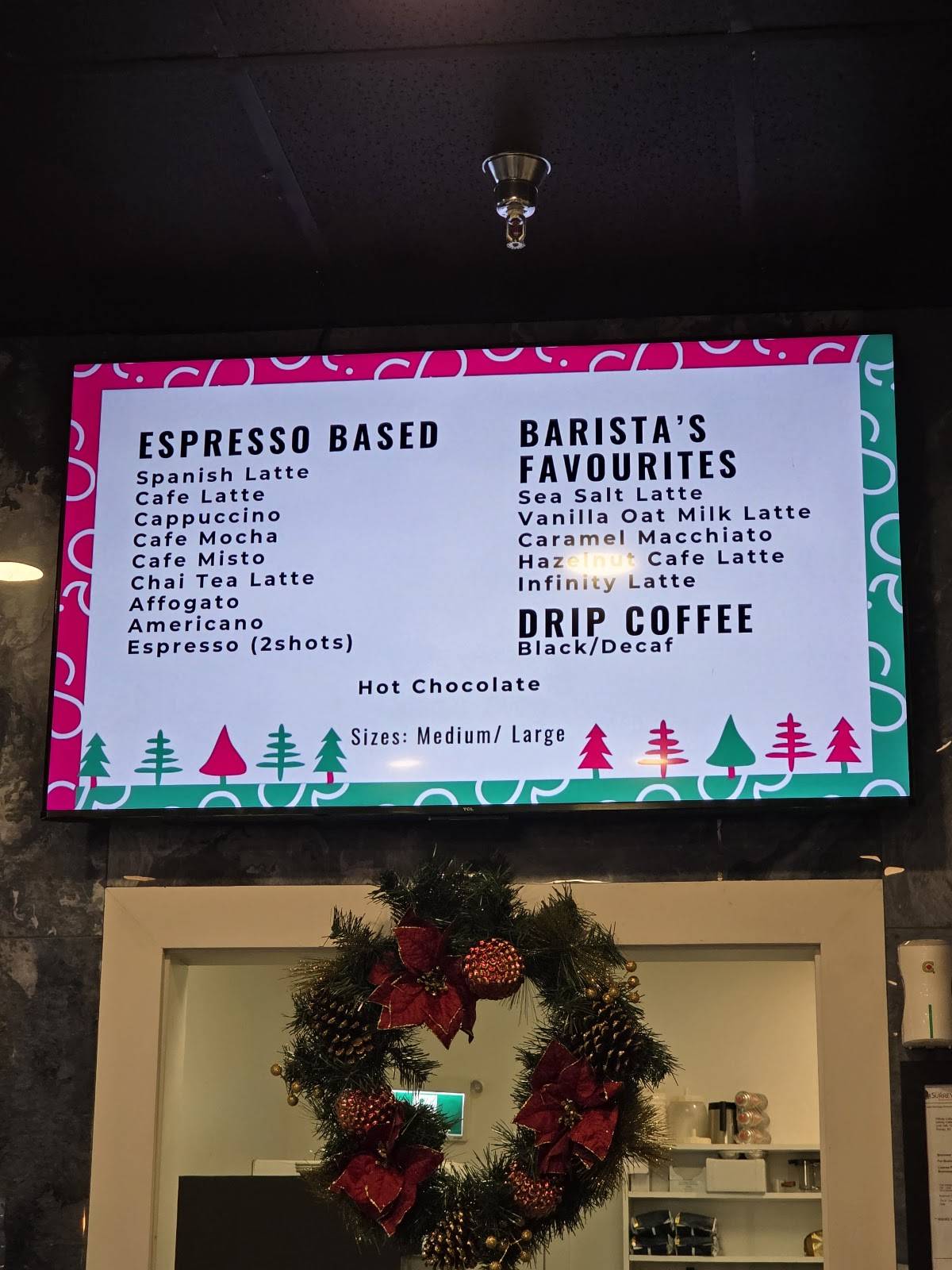 Infinity Cafe меню