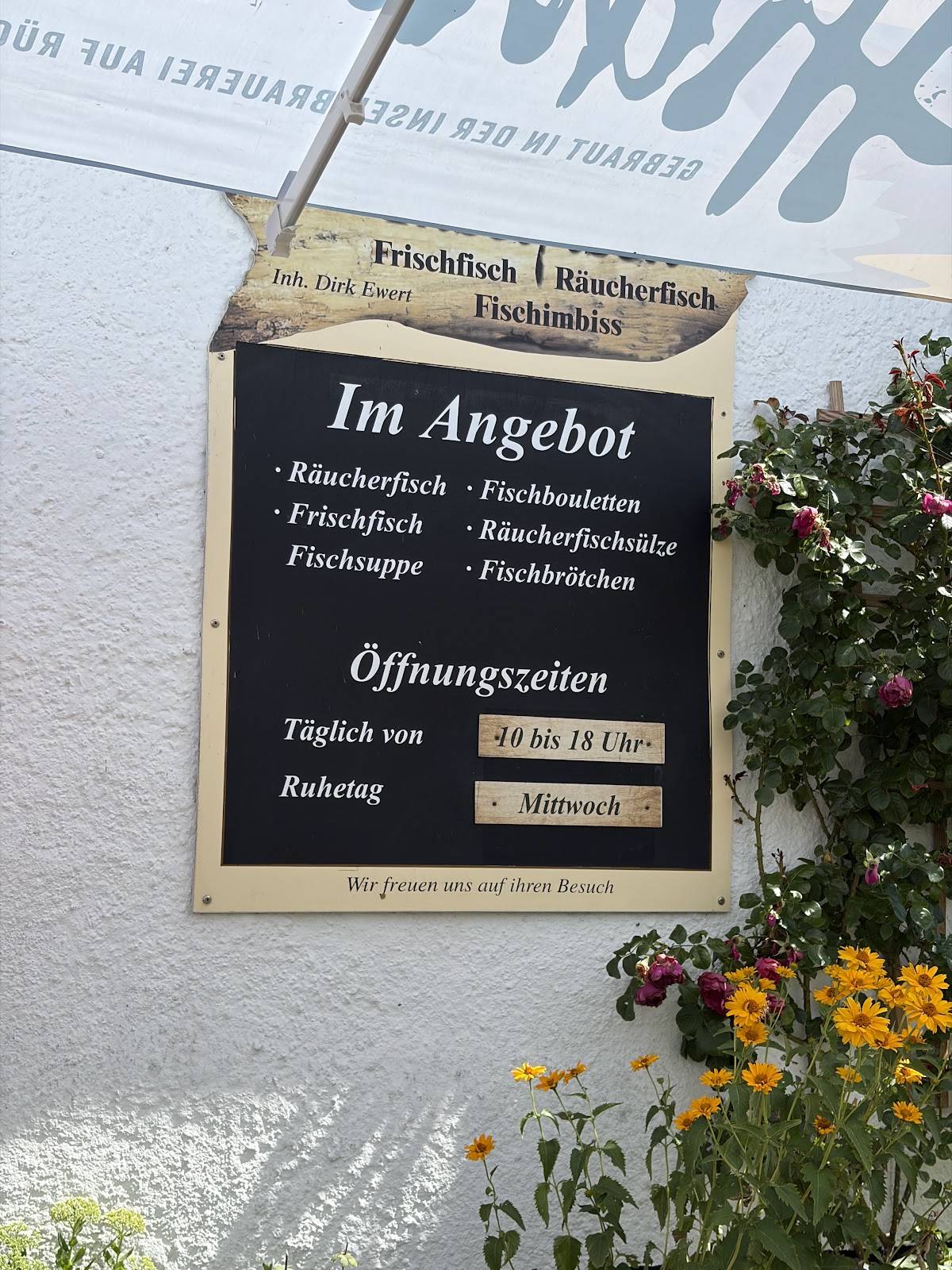 Inselfisch меню