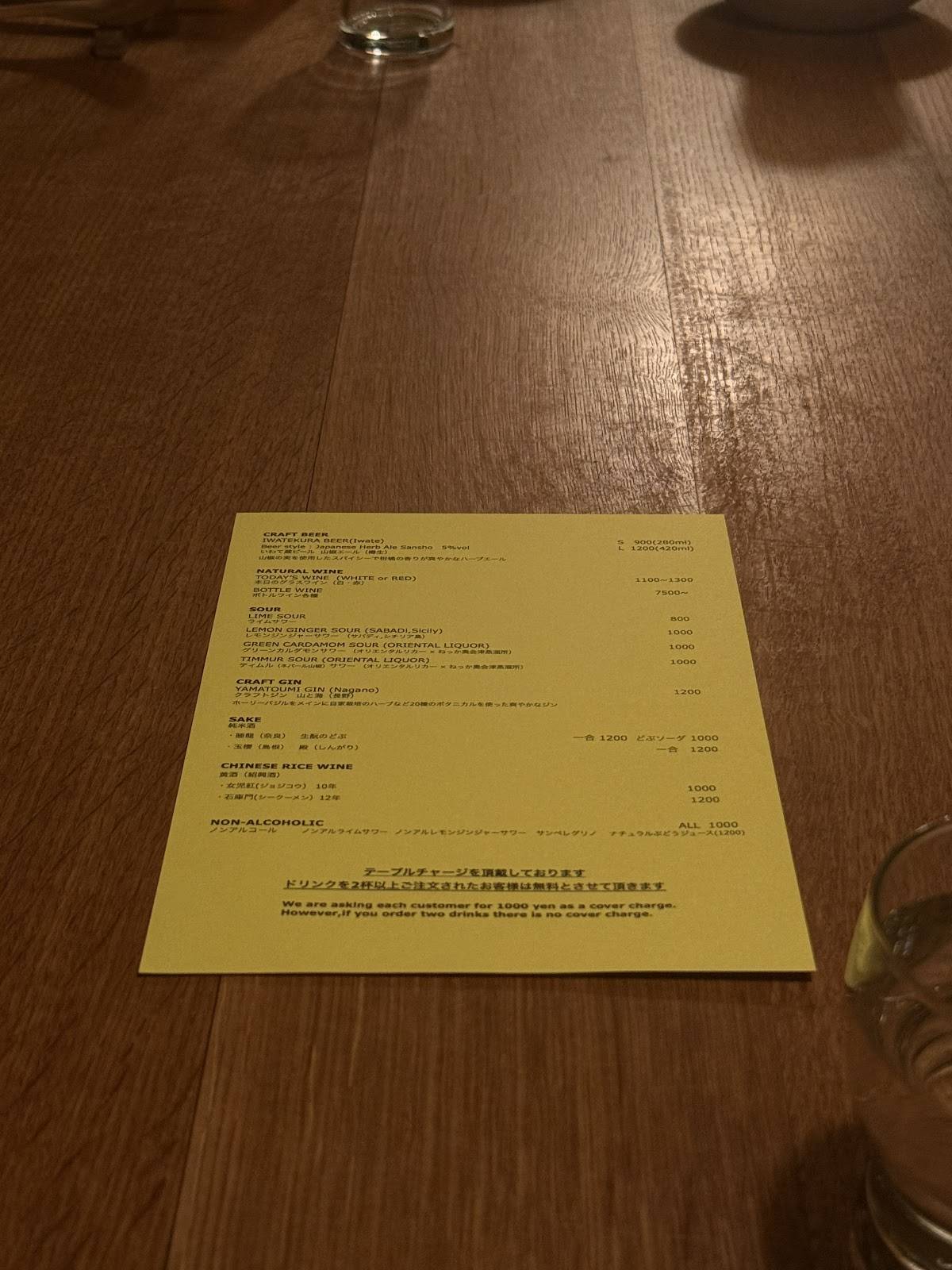 Inui меню